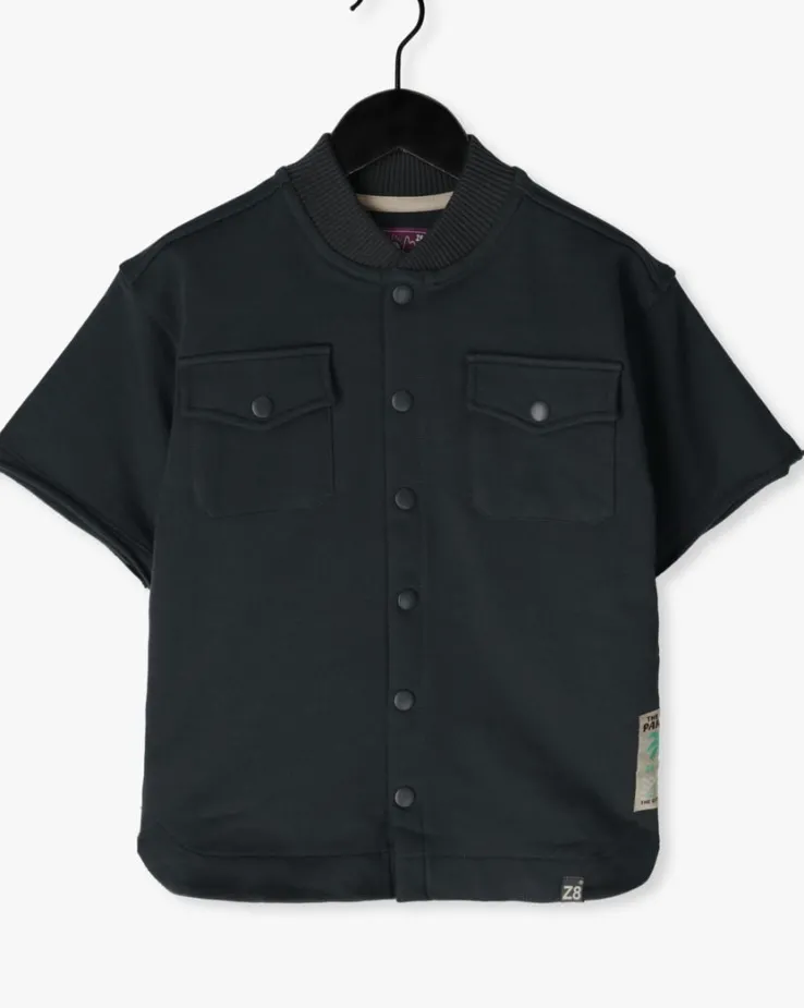 zwarte z8 casual overhemd silas