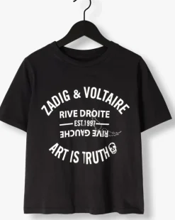 zwarte zadig & voltaire t-shirt x60317